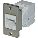 TUK PANEL MOUNT KEYSTONE RJ45 IDC SOCKET Cat6 tool-less, white
