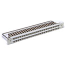 CANFORD B-GAUGE JACKFIELD - HIGH DENSITY 1U 2x24 nickel jacks, mono-pitch, grey