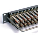 CANFORD B-GAUGE JACKFIELD - HIGH DENSITY 1U 2x26 nickel jacks, mono-pitch, dark grey