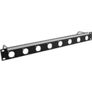 CANFORD UNIVERSAL CONNECTION PANEL Kit 1U 1x8, black
