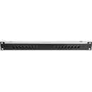 CANFORD CAT5E RJ45 PRO PATCH PANEL 1U 1x16 FEEDTHROUGH, unscreened, black