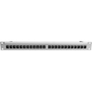 CANFORD CAT6 RJ45 PRO PATCH PANEL 1U 1x24 FEEDTHROUGH, unscreened, grey