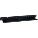 CANFORD CAT6 RJ45 PATCH PANEL, Economy, 1U, 1x16, Feedthrough, Unscreened, black