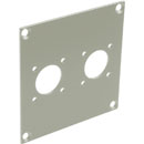 CANFORD UNIVERSAL MODULAR CONNECTION PLATE 2x N type, grey