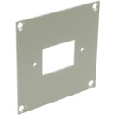 CANFORD UNIVERSAL MODULAR CONNECTION PLATE 1x IEC mains male, grey
