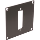 CANFORD UNIVERSAL MODULAR CONNECTION PLATE 1x D-sub25, dark grey