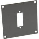 CANFORD UNIVERSAL MODULAR CONNECTION PLATE 1x DVI, dark grey