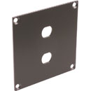 CANFORD UNIVERSAL MODULAR CONNECTION PLATE 2x F type, dark grey