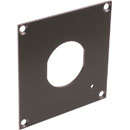 CANFORD UNIVERSAL MODULAR CONNECTION PLATE 1x Fischer fibre plug, dark grey