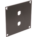 CANFORD UNIVERSAL MODULAR CONNECTION PLATE 2x ST fibre couplers, dark grey