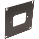 CANFORD UNIVERSAL MODULAR CONNECTION PLATE 1x IEC mains female, dark grey