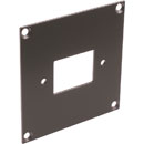 CANFORD UNIVERSAL MODULAR CONNECTION PLATE 1x IEC mains male, dark grey