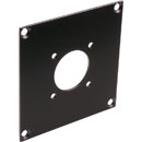 CANFORD UNIVERSAL MODULAR CONNECTION PLATE 1x MIL26, black