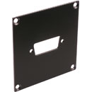 CANFORD UNIVERSAL MODULAR CONNECTION PLATE 1x D-sub15, black