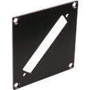 CANFORD UNIVERSAL MODULAR CONNECTION PLATE 1x D-sub37, black