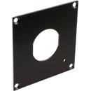 CANFORD UNIVERSAL MODULAR CONNECTION PLATE 1x Fischer fibre plug, black