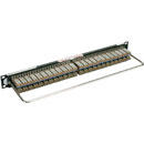 M&M BANTAM JACKFIELD 1U 2x48 nickel jacks, stereo-pitch centre-space, black