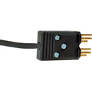 GHIELMETTI 673.910.228.00 GSK 316/60 PATCHCORD RS422 digital & stereo analogue, 600mm, black