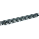 CANFORD CAT6 FEEDTHROUGH PATCH PANEL 1U 1x 24 way, unscreened