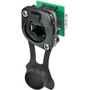 NEUTRIK NE8FDP-B-TOP ETHERCON Panel mounting, shielded, back-to-back, true outdoor protection,black