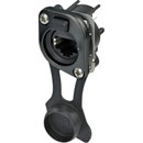 NEUTRIK NE8FDV-B-TOP ETHERCON Panel mounting, shielded, vertical PCB, true outdoor protection,black