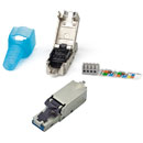 TUK PGSMC RJ45 FIELD TERMINATION PLUG, Cat6A, shielded