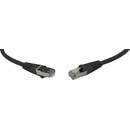 CAT6A SCREENED PATCHCORD RJ45-RJ45-0.5m, black