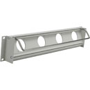 CANFORD TAILBOARD PANEL Angled 2U 5x Tourline 25 plug / socket, grey