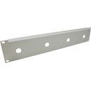 CANFORD TAILBOARD PANEL Flat 2U 4x Fischer Triax 1051 DB socket, grey