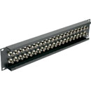 CANFORD BNC TERMINATION PANEL ECONOMY 2U 2x20 BNC 50 ohm, black