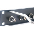 CANFORD BNC TERMINATION PANEL 2U 2x12 50 ohm, black