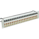 CANFORD BNC SD PHONO TERMINATION PANEL 2U 1x24 BNC 75 ohm, 2x24 Phono, grey