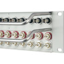 CANFORD BNC SD PHONO TERMINATION PANEL 2U 1x24 BNC 75 ohm, 2x24 Phono, grey