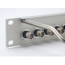 CANFORD BNC TERMINATION PANEL 1U, 1X24, 3G, 75 ohm, grey