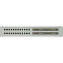 CANFORD MUSA 3G HD/B-GAUGE PATCH PANEL 2x12 MUSA HD + 2x12 B-gauge, grey