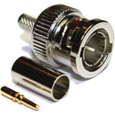 COAX CONNS 10-005-B36-EF1 BNC 3G HD Male cable, crimp, 75 ohm, Belden 1855A (pack of 100)