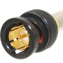 COAX CONNS 10-005-W126-FB BNC 12G UHD Male cable, crimp, 75 ohm, black, group Q (pack of 100)