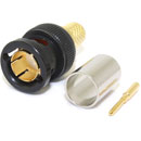COAX CONNS 10-005-W126-FC1 BNC 12G UHD Male cable, crimp, 75 ohm, blk, USA ferrule, gp Y (pk of 100)