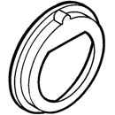 BNC Female panel, insulating washer (panel hole 17.0mm, connector 13.0mm)