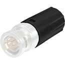 NEUTRIK BST-BLC-0 BNC REAR TWIST CABLE BOOT Large, black