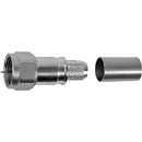 TELEGARTNER F CONNECTOR Male cable, crimp, 75 ohm, group Y