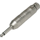 CANFORD BALANCED TO UNBALANCED CONVERTER XJ Inline, low level, XLRF to 6.35mm mono jack