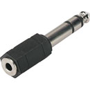 ADAPTER 3MJS-3P 3-pole 3.5mm jack socket - 3-pole 6.35mm jack plug