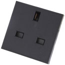 RPP EASYCLIP MODULE BKPE501 13A UK socket, full module, black