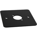 CANFORD F1B CONNECTOR PLATE 1-gang, 1 mounting hole, black