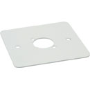 CANFORD F1W CONNECTOR PLATE 1-gang, 1 mounting hole, white