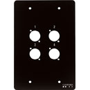 CANFORD FLUSH WALLBOX Top plate, 4 holes for type A