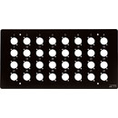 CANFORD FLUSH WALLBOX Top plate, 32 holes for type C