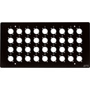 CANFORD FLUSH WALLBOX Top plate, 36 holes for type C