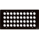 CANFORD FLUSH WALLBOX Top plate, 40 holes for type C